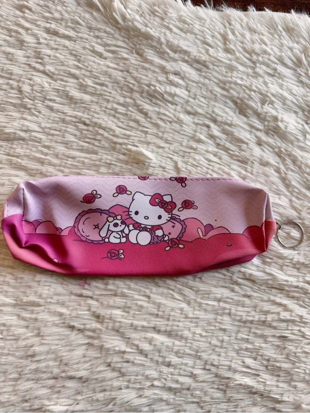 Hello Kitty Pink and Light Pink Cosmetic pencil Pouch